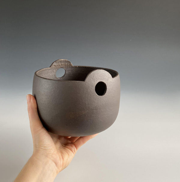Black Minimalist Fruit Bowl - Image 3