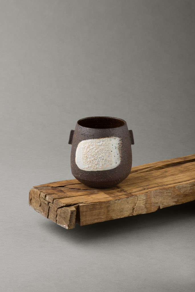 ania perkowska ceramics - volcanic black vessel