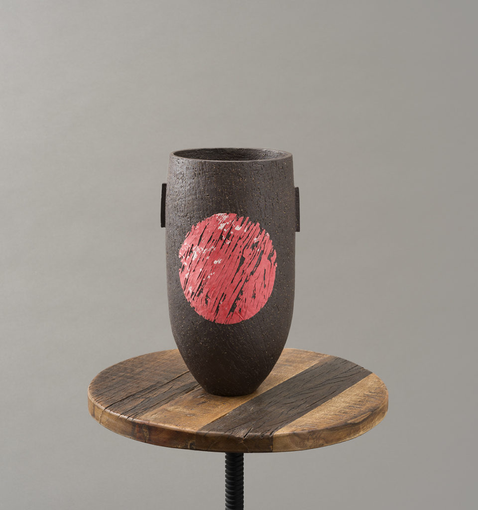 Ania Perkowska Ceramics Large black contemporary vessel