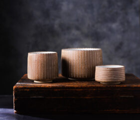 The Beauty of Simplicity. Brown Minimalist Tableware
