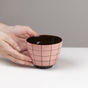 Black and red tea bowl