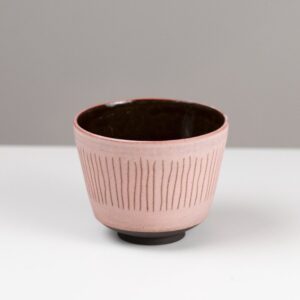 Black and red tea bowl